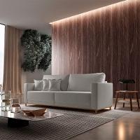 Sofá Djon 02 Módulos De 100cm B20cm A230 Linho Cinza - 1