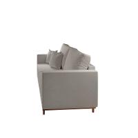 Sofá Djon 02 Módulos De 100cm B20cm A230 Linho Cinza - 3