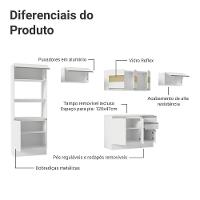 Armário De Cozinha Completa 100% MDF 310 Cm Smart 01 Branco - 5