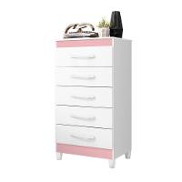 Gaveteiro Fenix Branco Flex Azul Titanium Rosa 5 Gavetas - 3