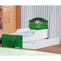Mini Cama Infantil Com Auxiliar Pop Arena Futebol Com Colchão - 4