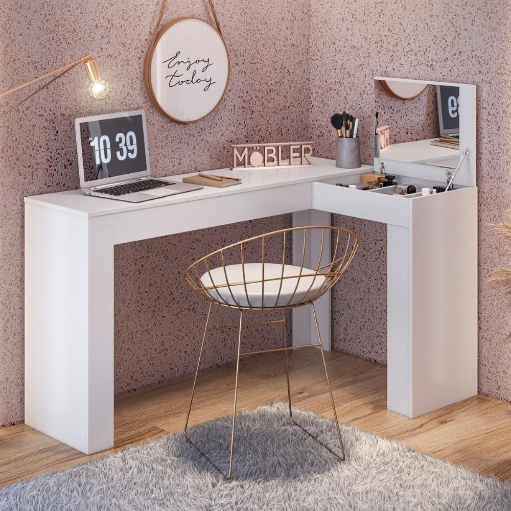 Gabinete Toucador Jessie Branco Fosco - 1