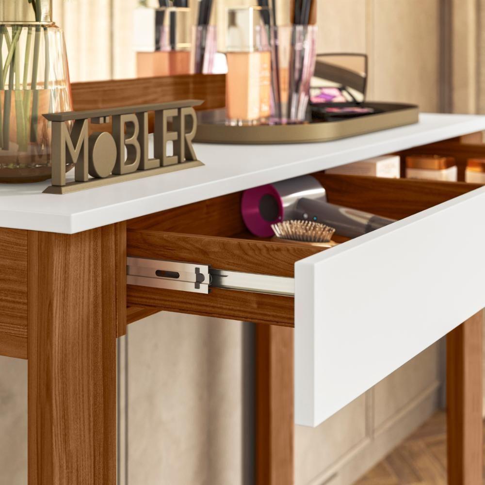 Gabinete Toucador Camarim Diva Pop Cinamomo Branco Fosco - 4