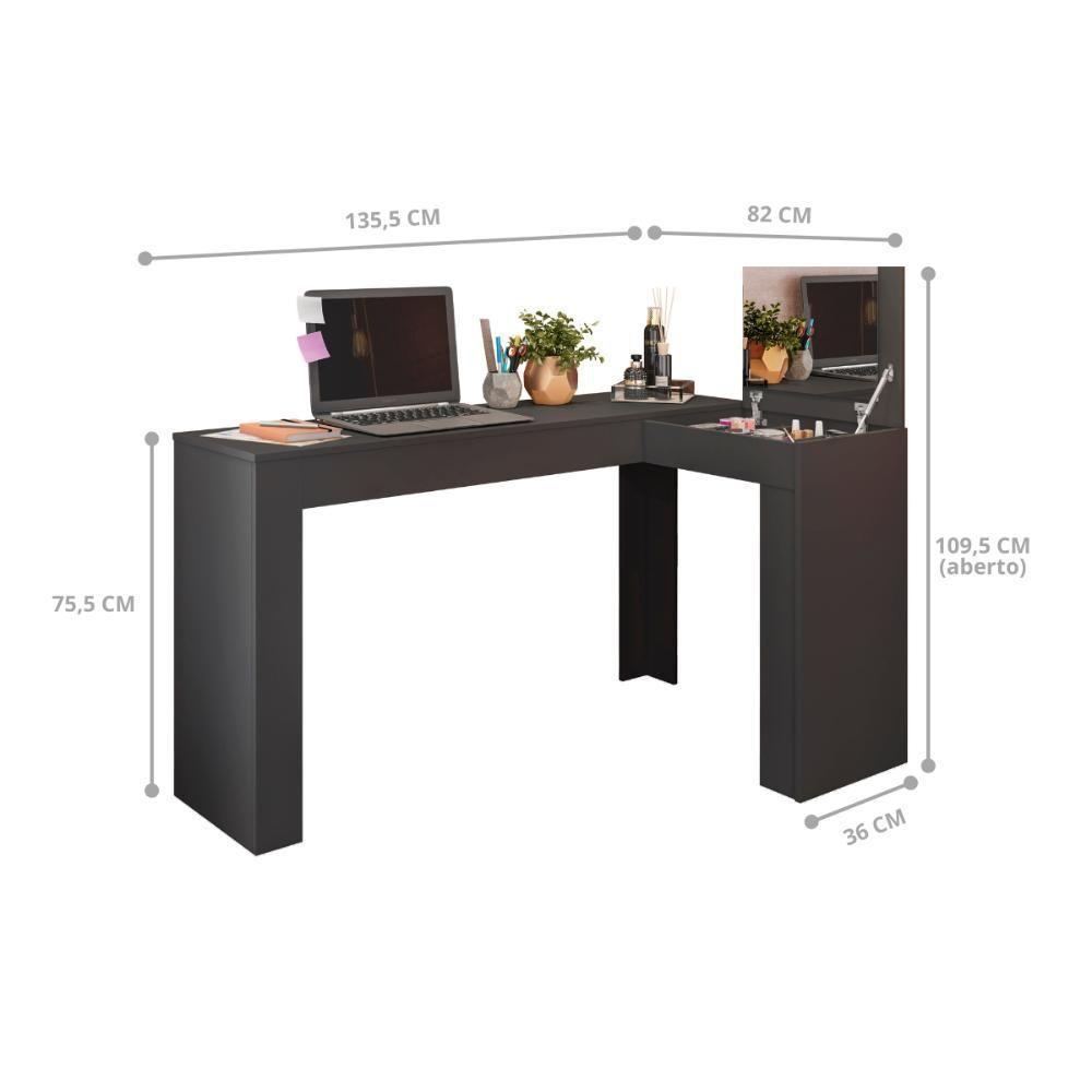 Gabinete Toucador Giovanni Preto Fosco - 3