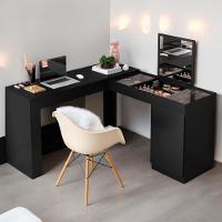 Gabinete Toucador Noctis Preto Fosco - 1