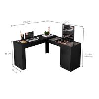 Gabinete Toucador Noctis Preto Fosco - 3