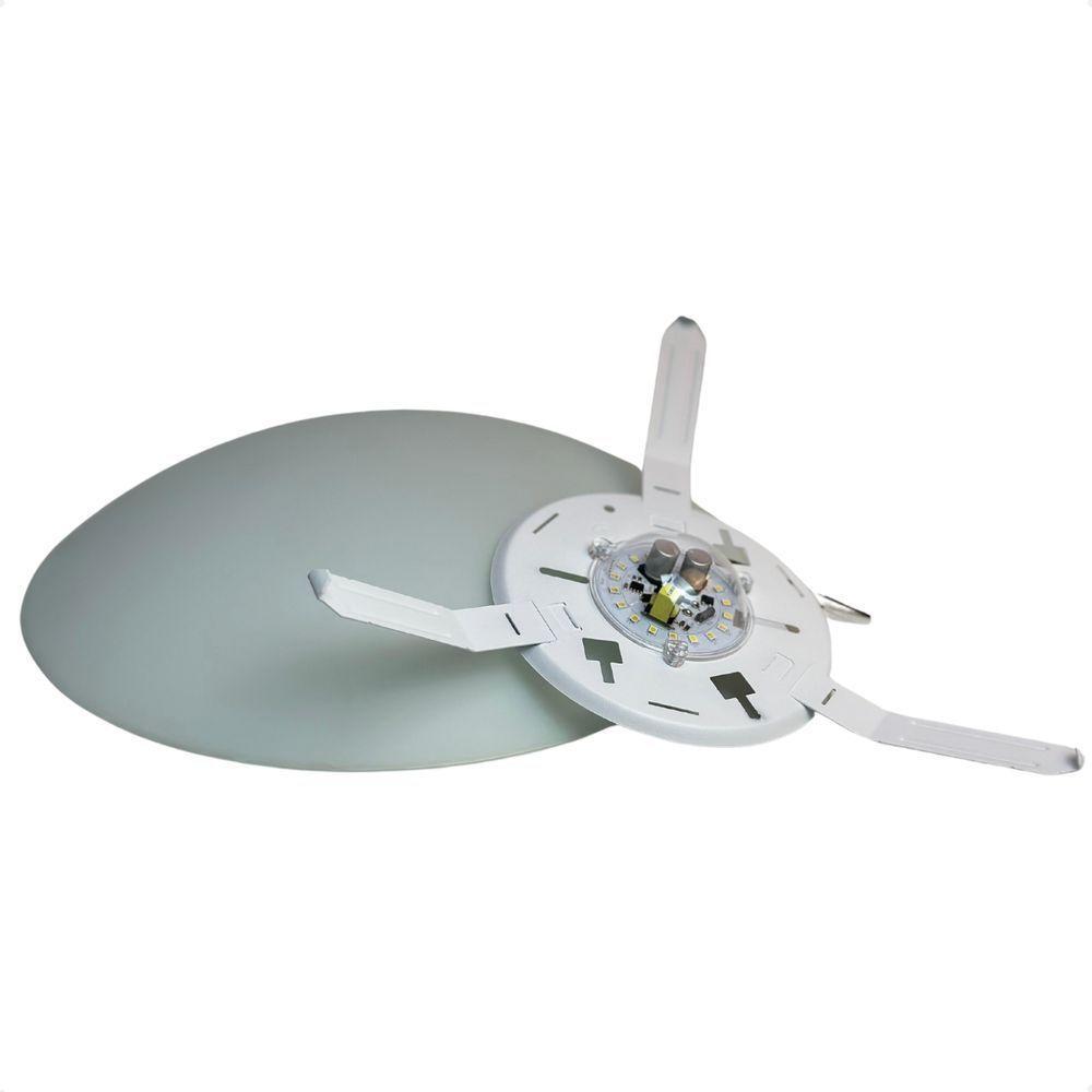 Plafon Taschibra Jurerê 25cm Redondo Led 6500k Bivolt - 4