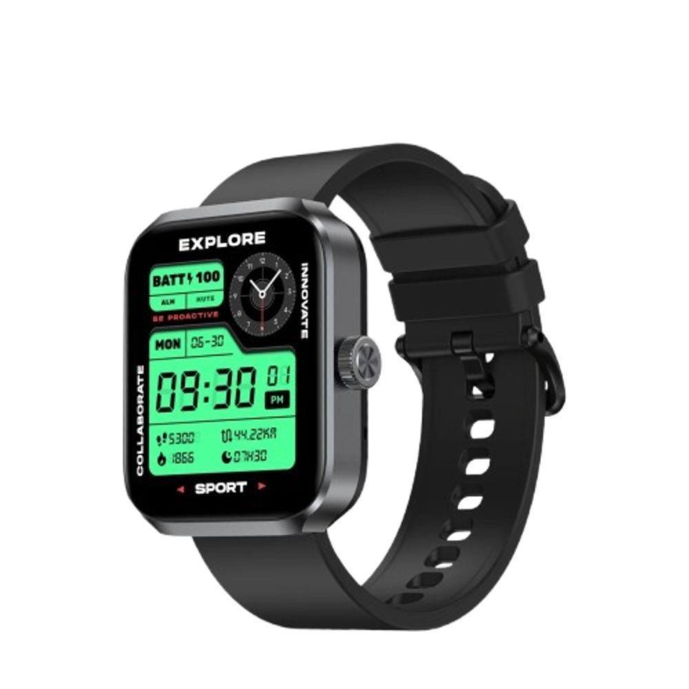 Relógio Zeblaze Além De 3 Plus Gps Relógio Inteligente 1.78 Display Amoled Embutido Preto - 1