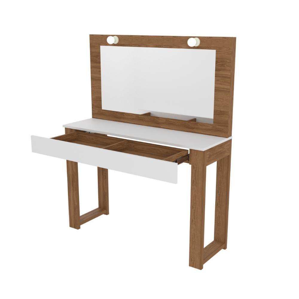 Gabinete Toucador Camarim Aventura Cinamomo Branco Fosco - 2