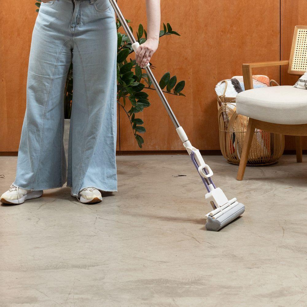 Mop Simplo Slim Esponja Com Sistema De Alavanca - 8