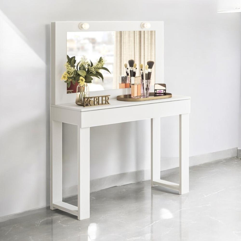 Gabinete Toucador Camarim Amanda Branco Fosco - 1