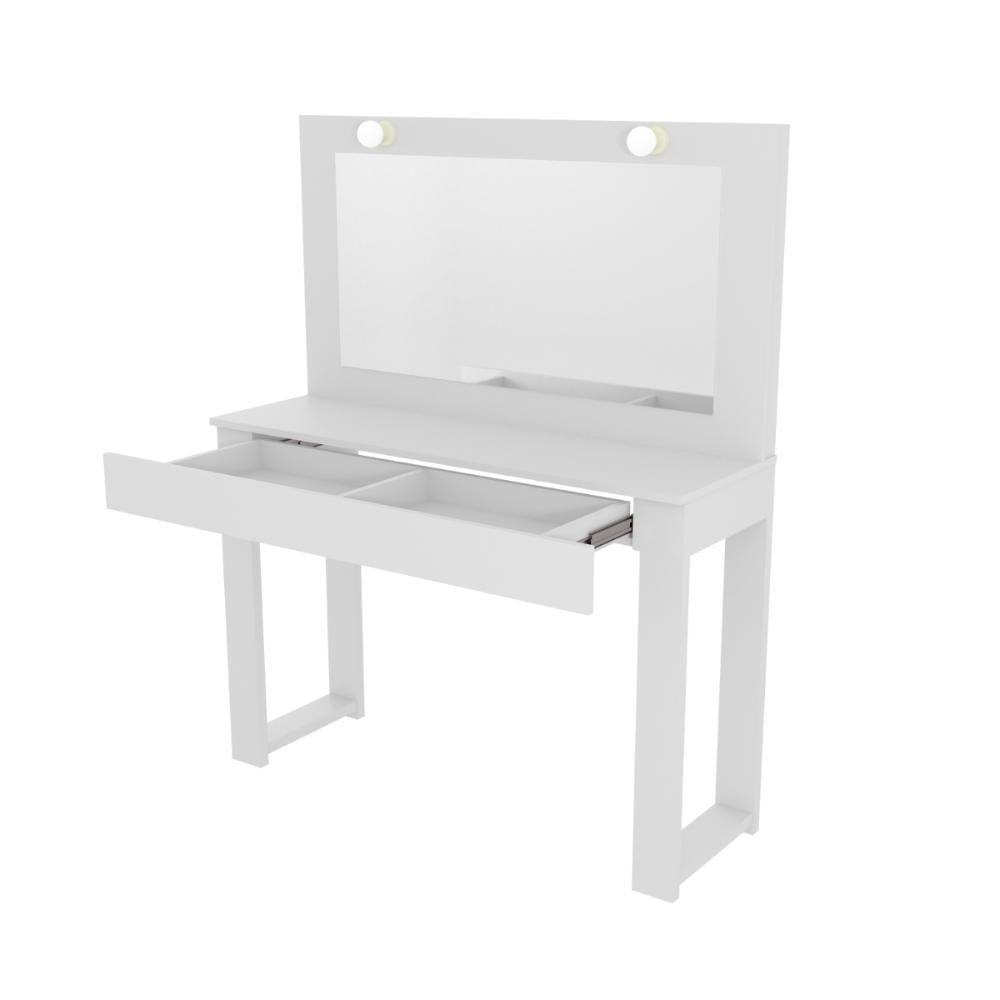 Gabinete Toucador Camarim Amanda Branco Fosco - 2