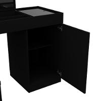 Gabinete Toucador Francine Preto Fosco - 4