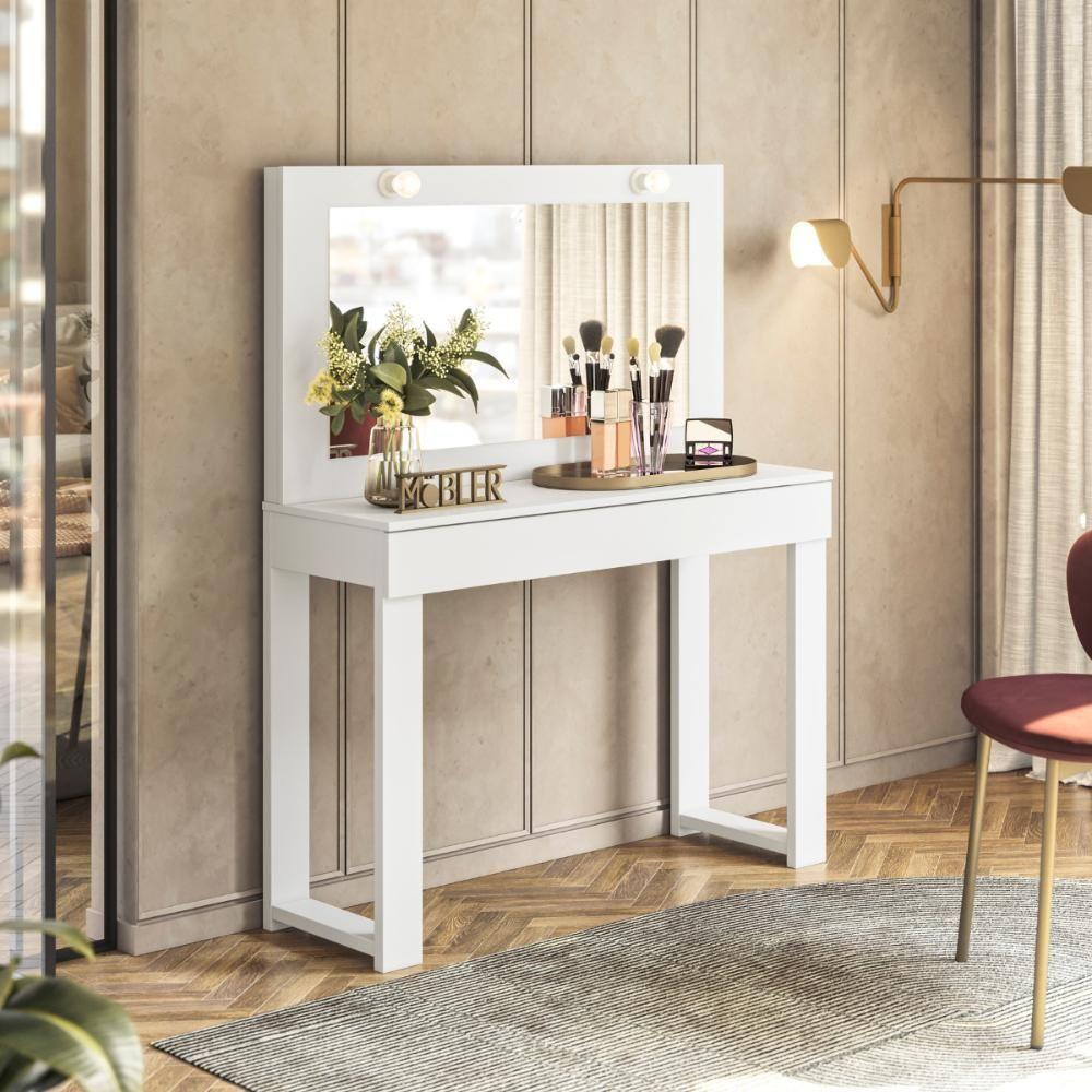 Gabinete Toucador Camarim Diva Pop Branco Fosco - 1