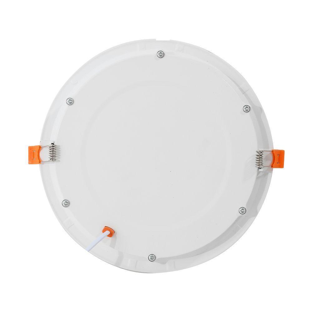 Kit 10 Painel De Led Redondo Embutir Recuado 18w Bivolt Taschibra 6500k Frio - 5