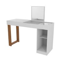 Gabinete Toucador Luxure Branco Fosco Cinamomo Mel - 2