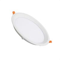 Kit 10 Painel De Led Redondo Embutir Recuado 6w Bivolt Taschibra 6500k Frio - 5