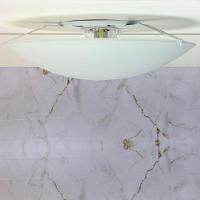 Kit 8 Plafon Taschibra Jurerê 30cm Redondo Branco E27 Bivolt - 5