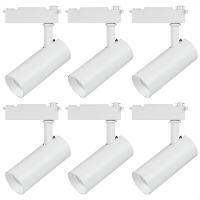 Kit 6 Spot Longo Led Mr16 Para Trilho Eletrificado Branco 6500k Frio - 1