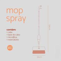 Mop Mozcada Spray Slim Com Gatilho E Esfregão De Microfibras - 10