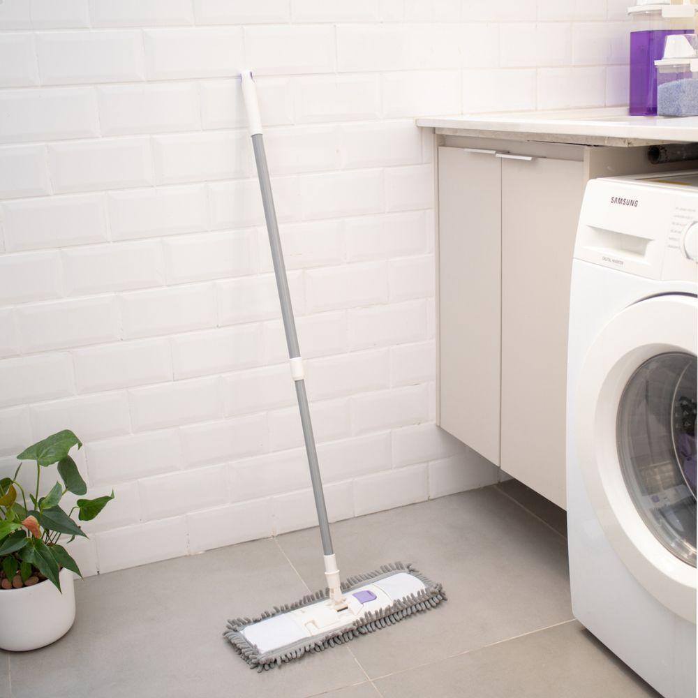 Mop Simplo Flat Slim Com Esfregão De Chenille - 9