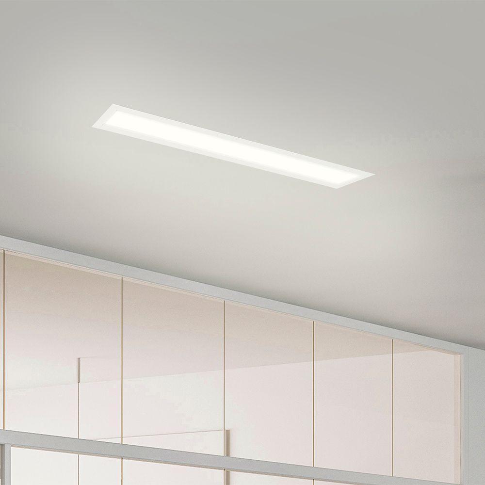 Luminária Embutir Taschibra Vetor Led Linear 35w Bivolt Branca 6500k Frio - 2