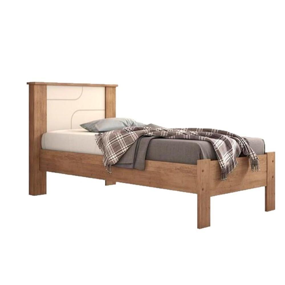 Cama Solteiro Pérola Cinamomo-off White - Conquista - 7