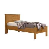 Cama Solteiro Pérola Cinamomo-off White - Conquista - 1