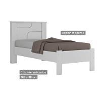 Cama Solteiro Pérola Cinamomo-off White - Conquista