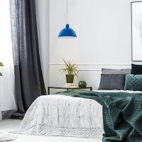 Lustre Pendente Taschibra Td 821 E27 Bivolt Azul - 2