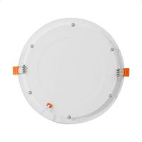 Kit 3 Painel De Led Redondo Embutir Recuado 24w Bivolt Taschibra 6500k Frio - 6