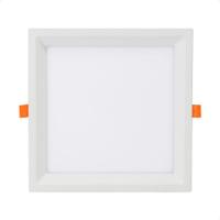 Kit 10 Painel De Led Quadrado Embutir Recuado 12w Bivolt Taschibra 3000k Quente - 3