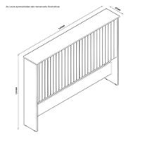 Cabeceira Box Ripada detroit Queen Nature Tebarrot - 3