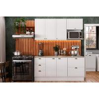 Balcão De Cozinha Com Tampo Bella 2610 Com 2 Gavetas 60cm Branco - 4