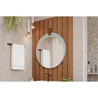 Complemento Multiuso De Banheiro Painel Ripado 80cm Freijo - Mgm - 3