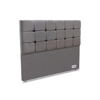 Cabeceira Cama Box Estofada Piave Veluto Queen - Suede Cinza - Ortobom - 1