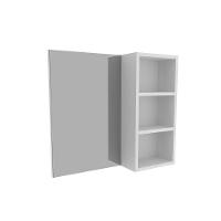 Conjunto De Banheiro Balcão Suspenso Bn3601 S- Cuba 80cm E Armário C- Espelho Bn3609 Branco - Tecno Mobili