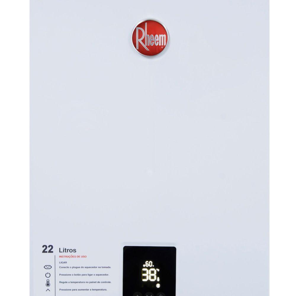 Aquecedor 22L Digital Ef 127-220 V Gn Rheem - Rb3ap22pvntin - 4