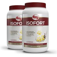 Kit 2 Whey Protein Isofort Vitafor 900g Baunilha - 2