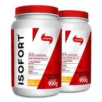 Kit 2 Whey Protein Isofort Vitafor 900g Baunilha - 3
