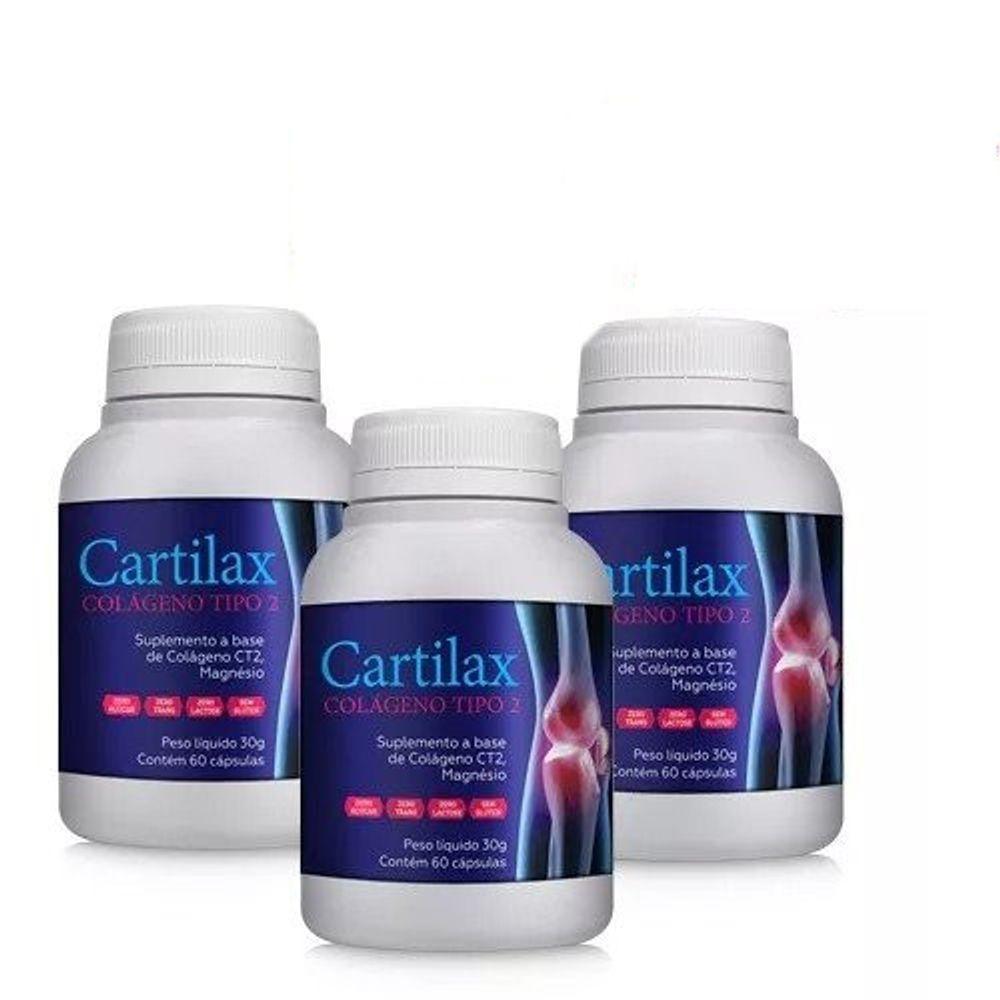 Kit 3 Cartilax Uc2 - Colágeno Tipo 2 180 Cápsulas - 1