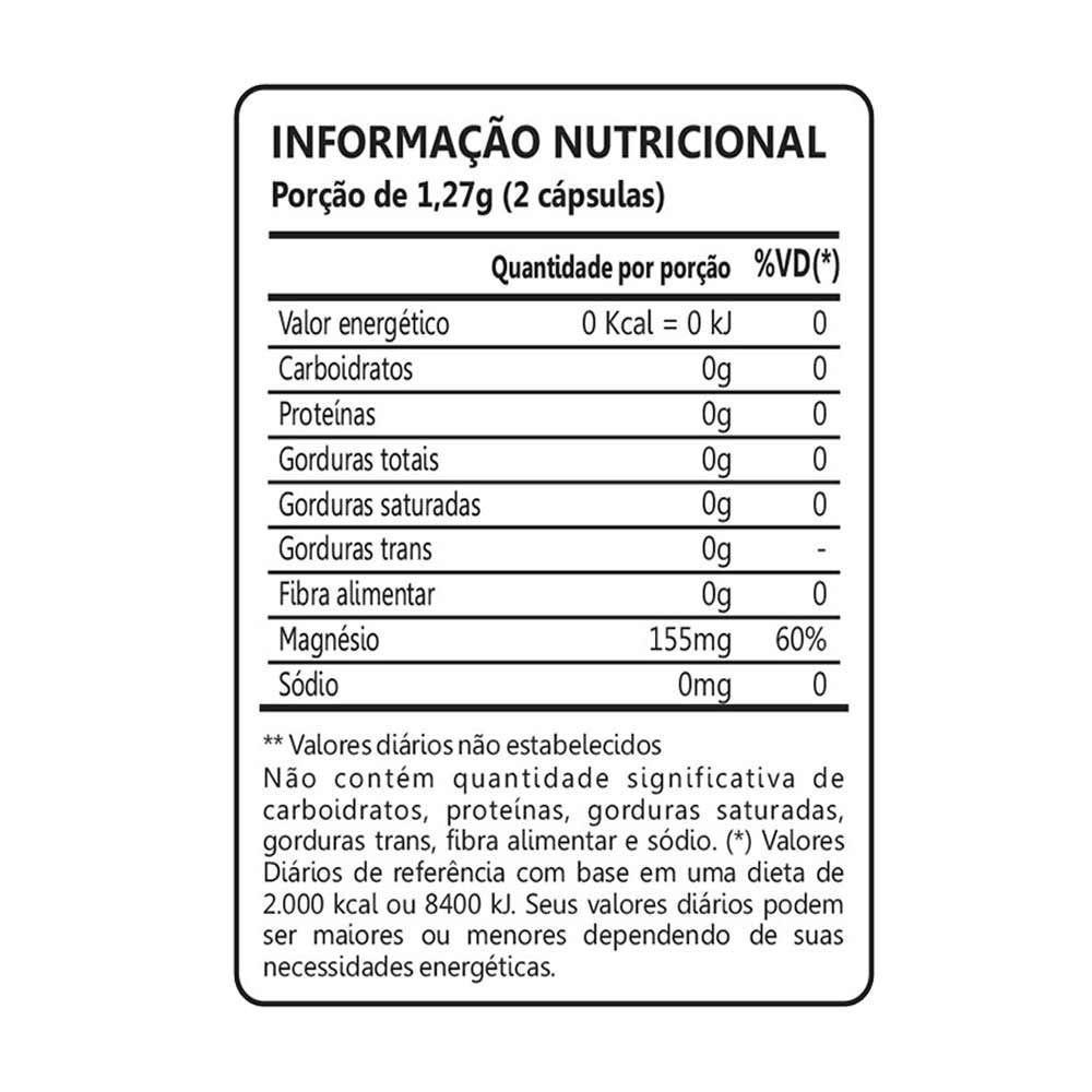 Kit 03 Cloreto De Magnésio P A Maxinutri 500mg 60 Cápsulas - 3