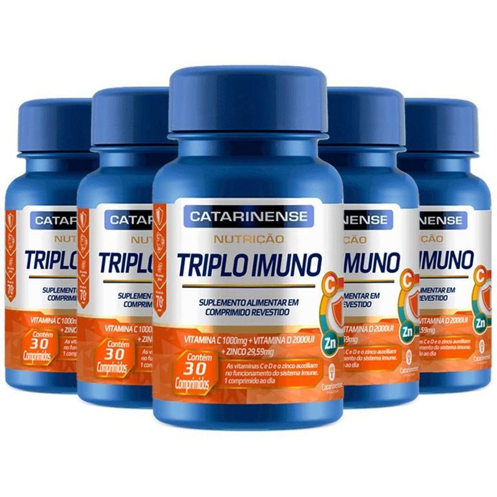 Kit 5 Triplo Imuno Catarinense 30 Capsulas - 3