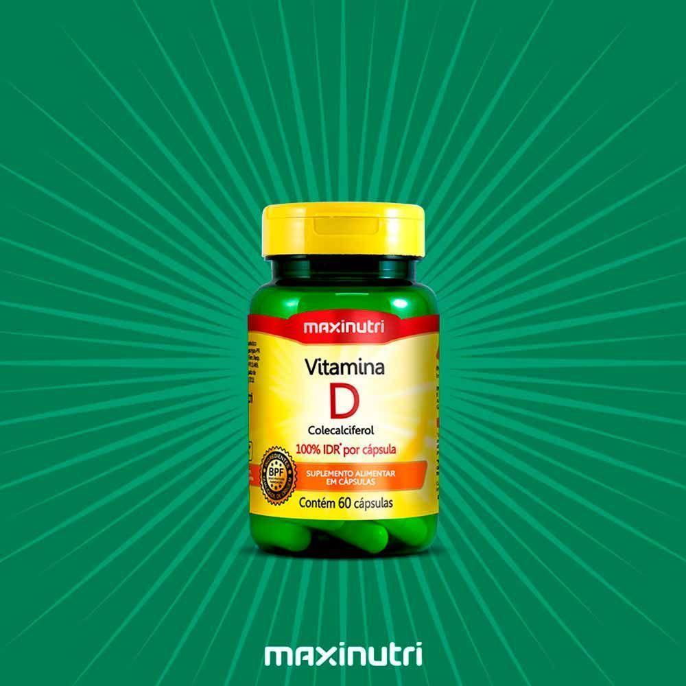 Kit 04 Vitamina D 100% Idr Maxinutri 60 Capsulas - 2