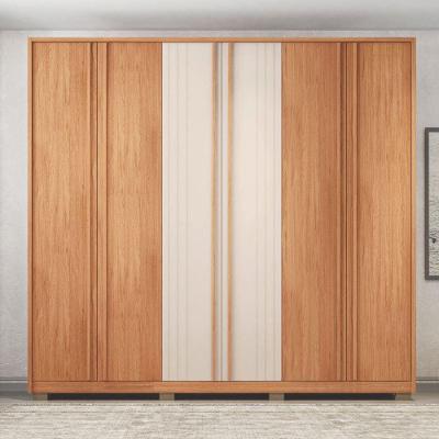 Guarda Roupa Casal Mozart 6 Portas Freijo Off White Caemmun Freijo Com Off White