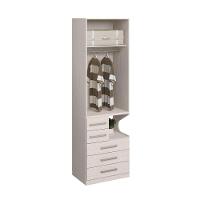 Guarda-roupa De 2 Portas Com Mesa De Cabeceira 1224 Esquerdo Carvalho Claro - 2