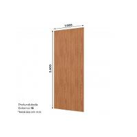 Painel Modulado De Edição P- Fechamento O467 240x100x1.5cm Jequitibá - Henn - 2