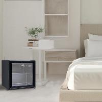 Frigobar Expositor Vertical HQ Vidro Duplo 50 Litros Preto HQ-50FBPV 220V - 8