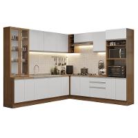 Armário De Cozinha Completa 549cm Rustic-branco Glamy Madesa 01 Rustic-branco - 5
