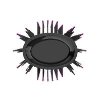 Taiff Escova Oval Easy Pink Mod ESMV Escova Secadora 110V - 8